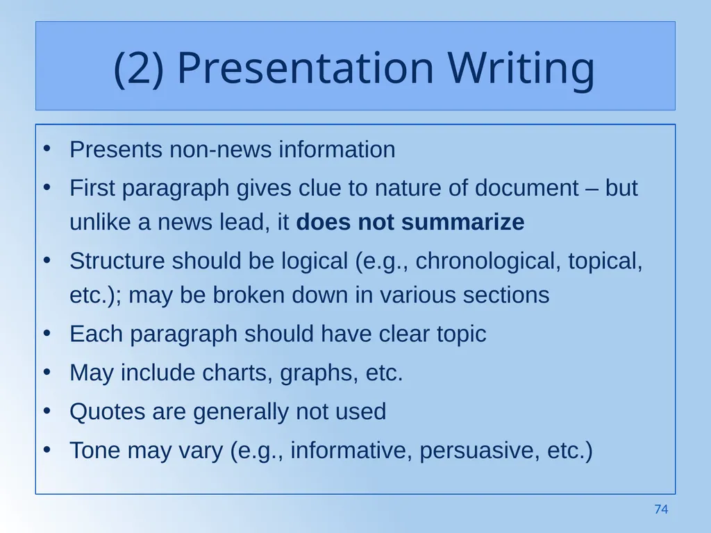 Writing Like an Educated English Speaker Kathryn - slide 74 of 125