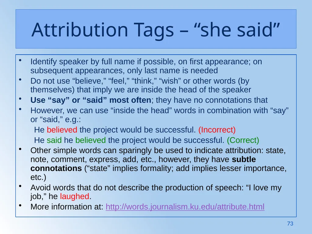 Writing Like an Educated English Speaker Kathryn - slide 73 of 125