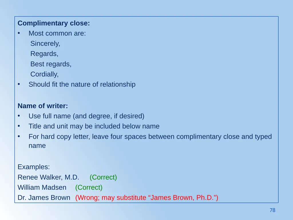 Writing Like an Educated English Speaker Kathryn - slide 78 of 125
