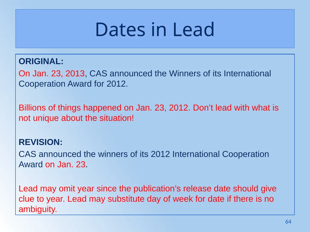 Writing Like an Educated English Speaker Kathryn - slide 64 of 125