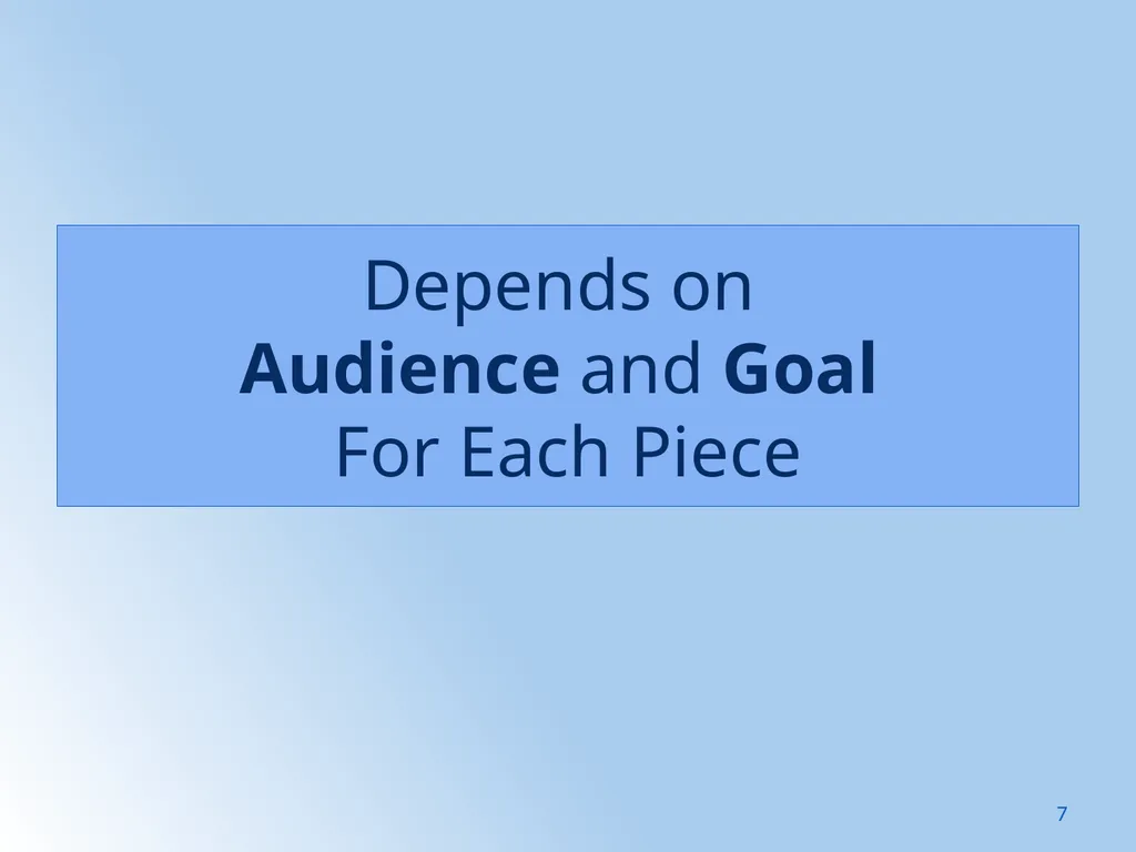 Writing Like an Educated English Speaker Kathryn - slide 7 of 125