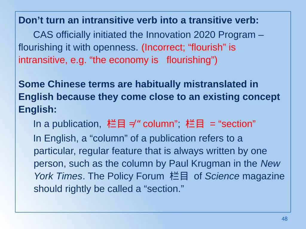 Writing Like an Educated English Speaker Kathryn - slide 48 of 125
