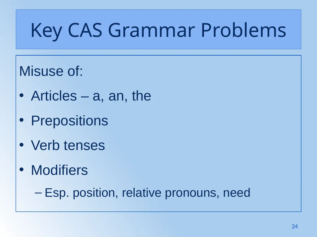 Writing Like an Educated English Speaker Kathryn - slide 24 of 125