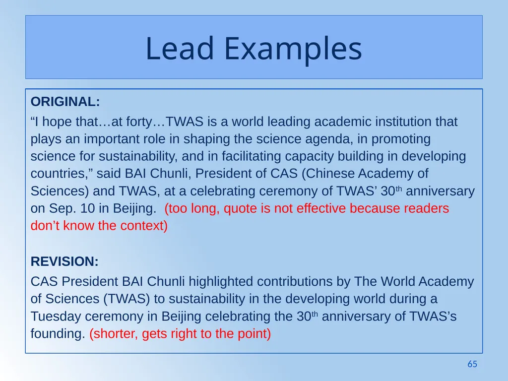 Writing Like an Educated English Speaker Kathryn - slide 65 of 125