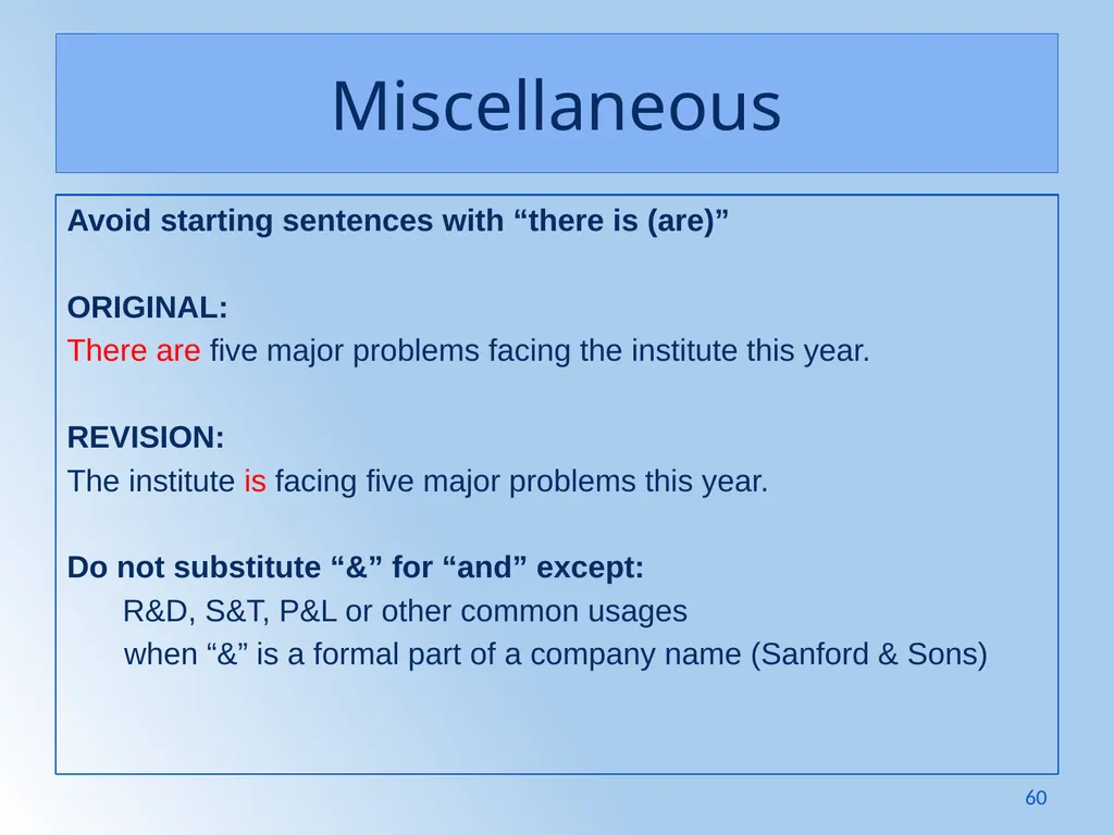 Writing Like an Educated English Speaker Kathryn - slide 60 of 125