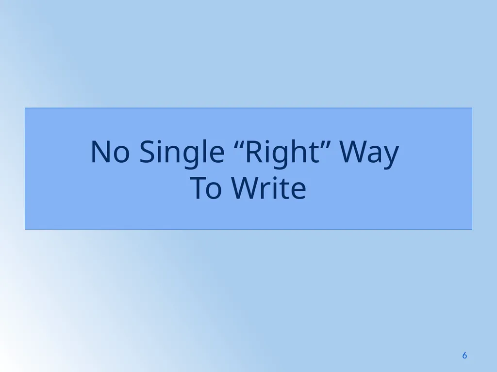 Writing Like an Educated English Speaker Kathryn - slide 6 of 125