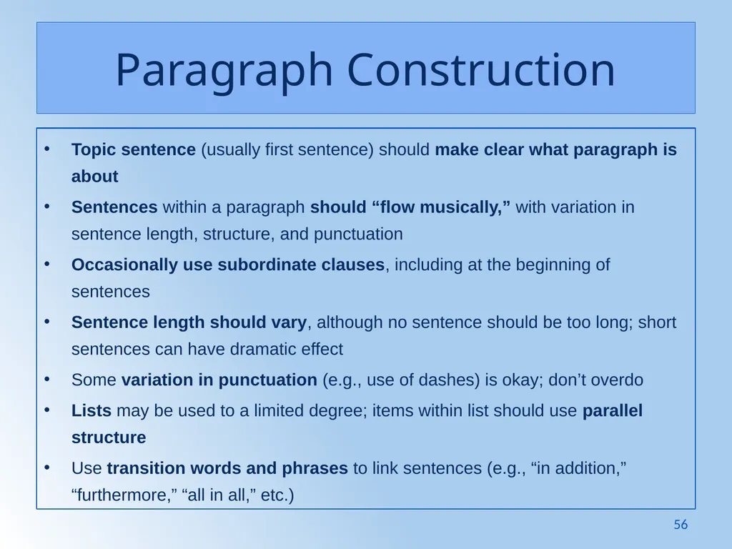 Writing Like an Educated English Speaker Kathryn - slide 56 of 125