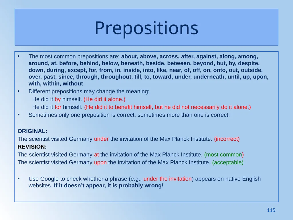 Writing Like an Educated English Speaker Kathryn - slide 115 of 125