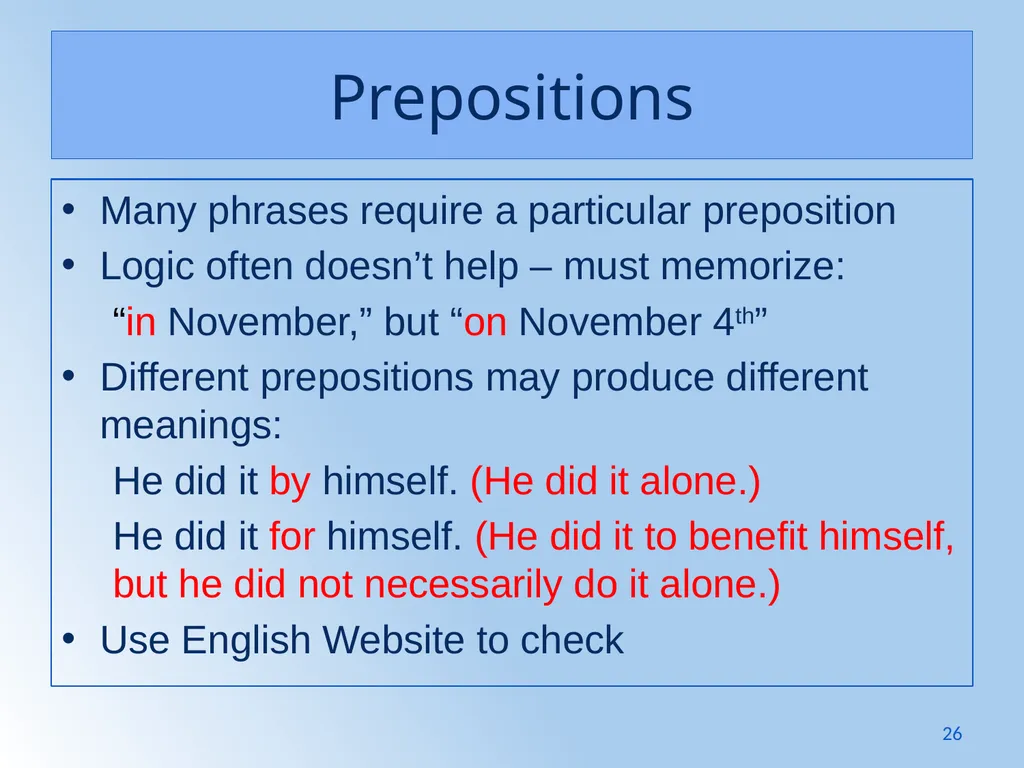 Writing Like an Educated English Speaker Kathryn - slide 26 of 125