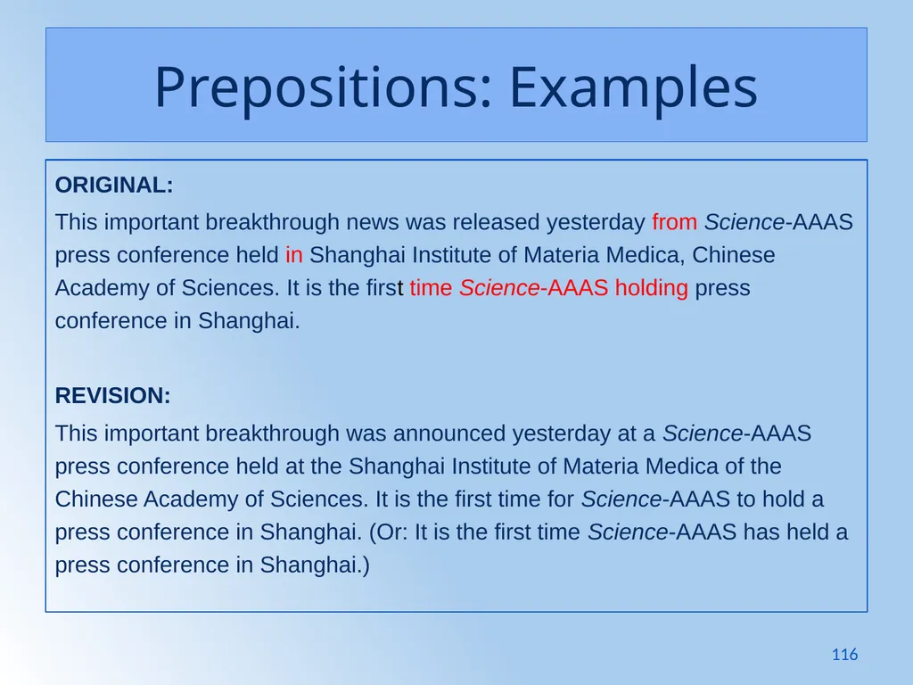 Writing Like an Educated English Speaker Kathryn - slide 116 of 125