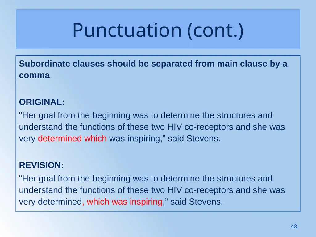 Writing Like an Educated English Speaker Kathryn - slide 43 of 125