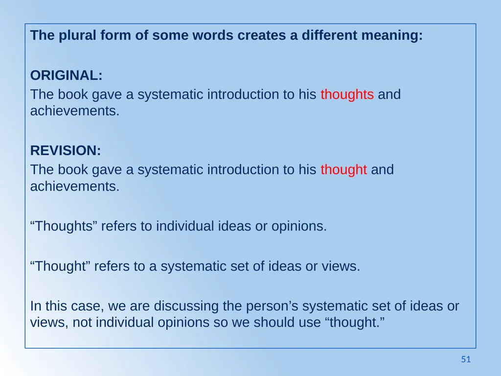 Writing Like an Educated English Speaker Kathryn - slide 51 of 125