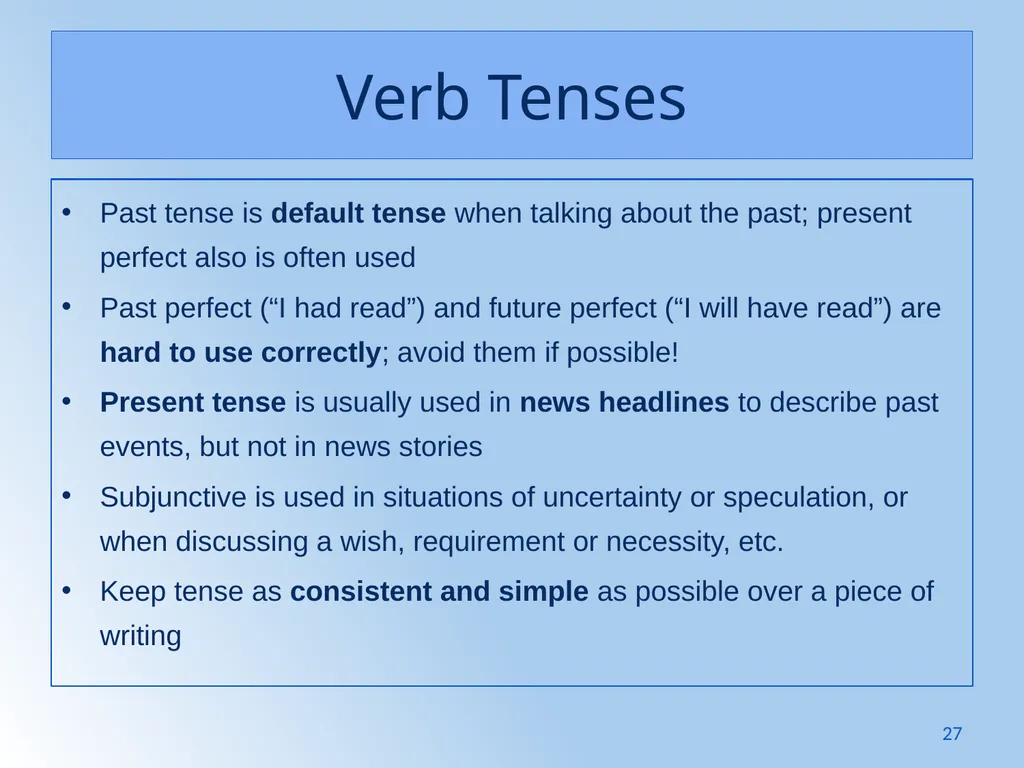 Writing Like an Educated English Speaker Kathryn - slide 27 of 125