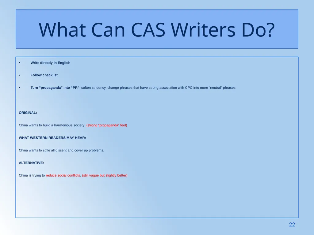 Writing Like an Educated English Speaker Kathryn - slide 22 of 125