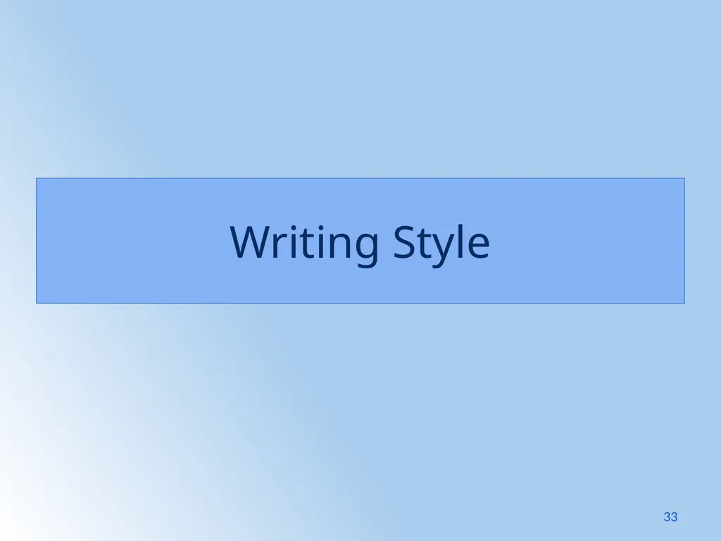 Writing Like an Educated English Speaker Kathryn - slide 33 of 125