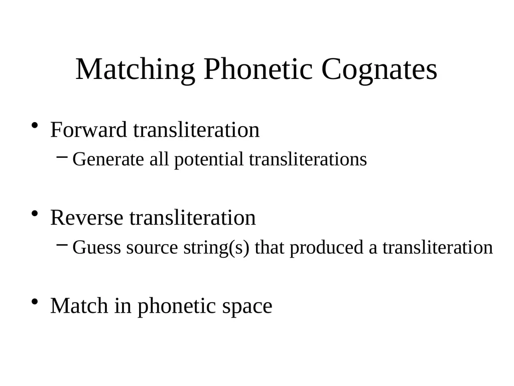 Multilingual Information Retrieval Doug Oard - slide 48 of 53