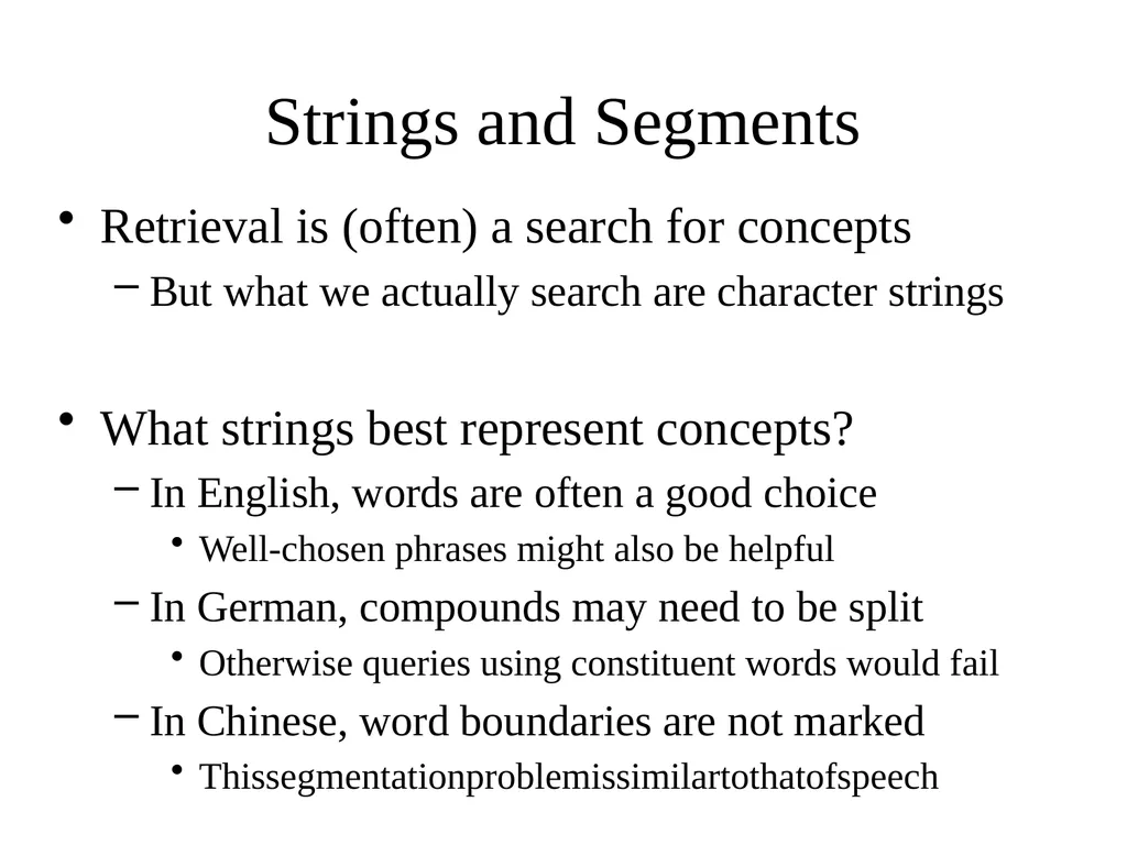Multilingual Information Retrieval Doug Oard - slide 14 of 53