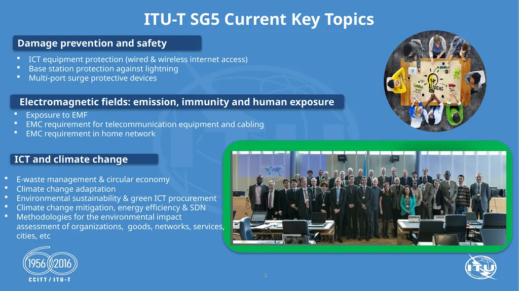 ITU-T Study Group 5: Environment and Climate - slide 3 of 21