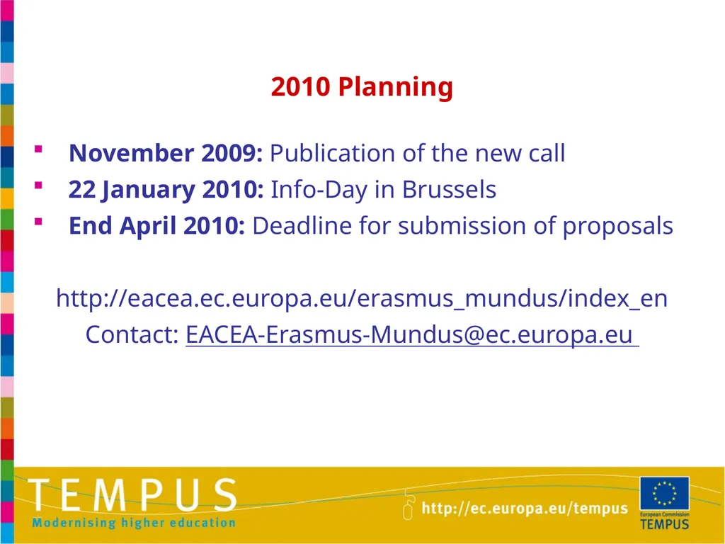 1 TEMPUS INFORMATION DAYS OTHER EU PROGRAMMES IN - slide 19 of 37