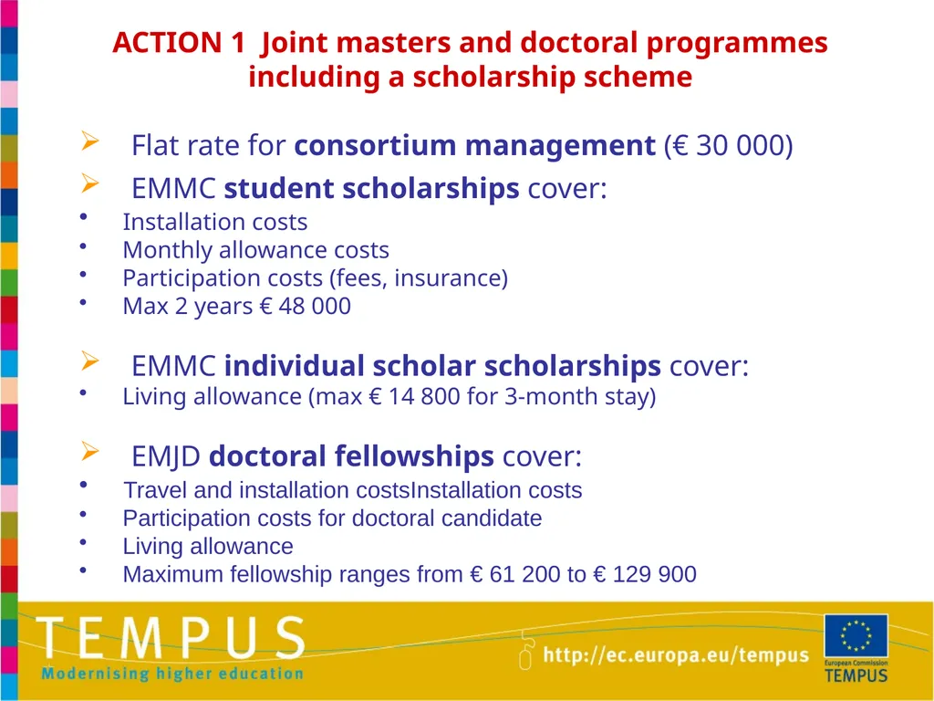 1 TEMPUS INFORMATION DAYS OTHER EU PROGRAMMES IN - slide 7 of 37