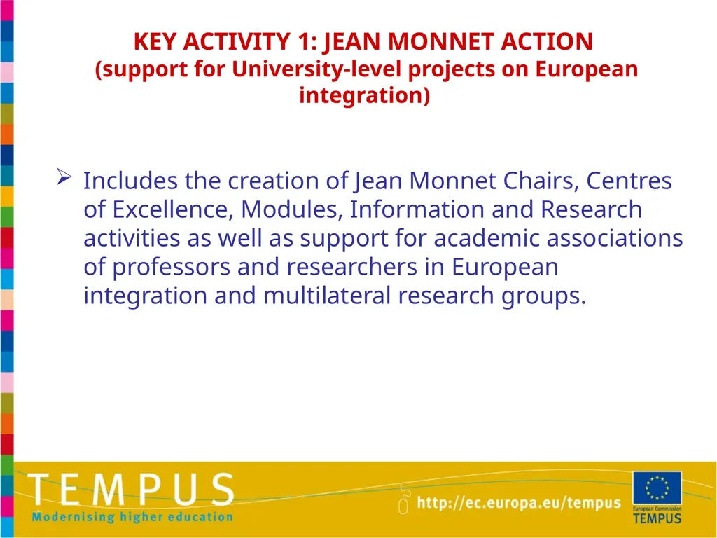 1 TEMPUS INFORMATION DAYS OTHER EU PROGRAMMES IN - slide 24 of 37