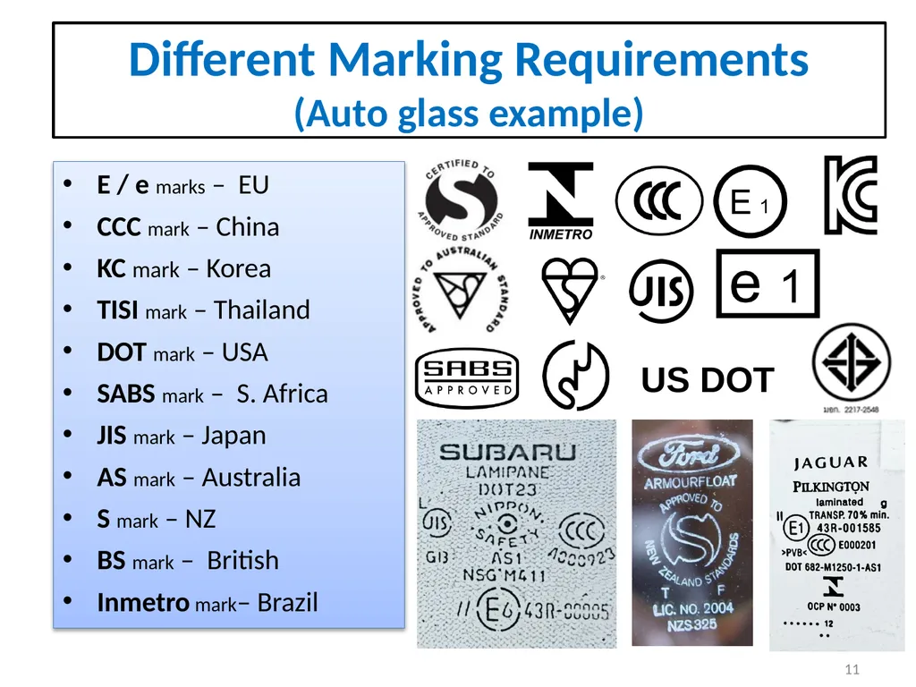Automotive Regulations and Certification - slide 11 of 25
