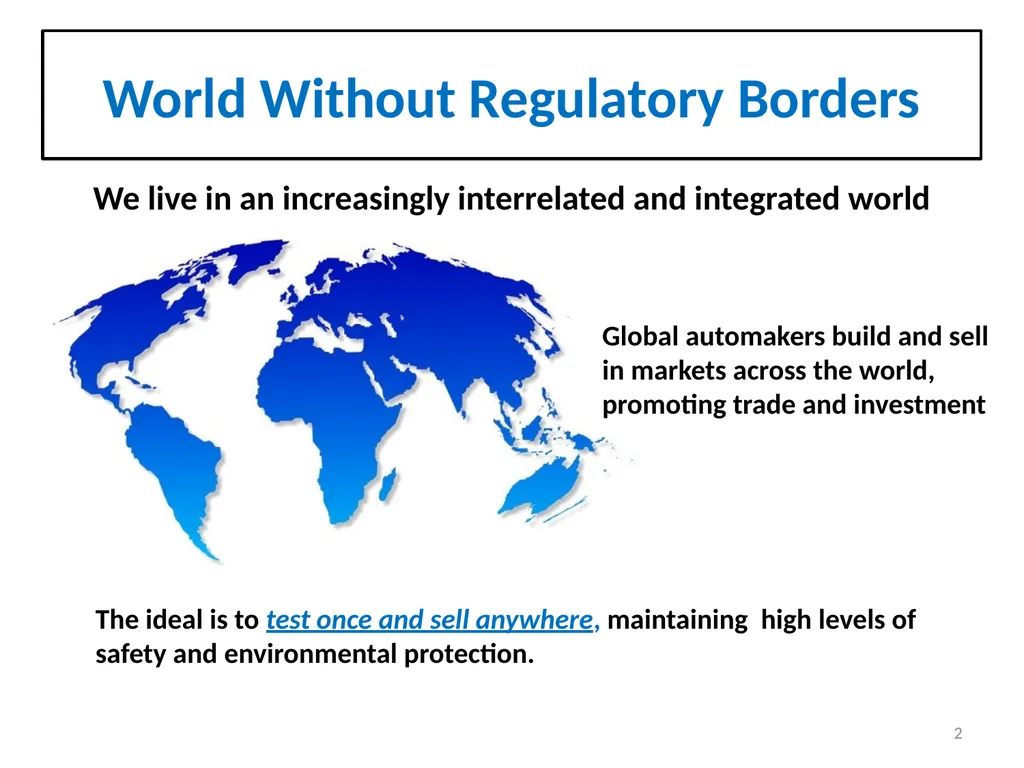 Automotive Regulations and Certification - slide 2 of 25