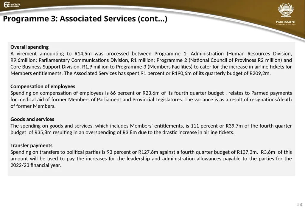 INSTITUTIONAL QUARTER 4 REPORT PRESENTATION - slide 58 of 61