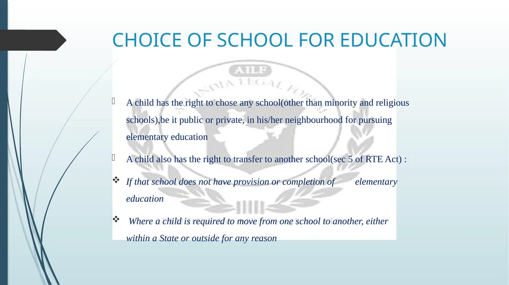 RIGHT TO EDUCATION IN INDIA BY R DIVYASHREE - slide 8 of 16