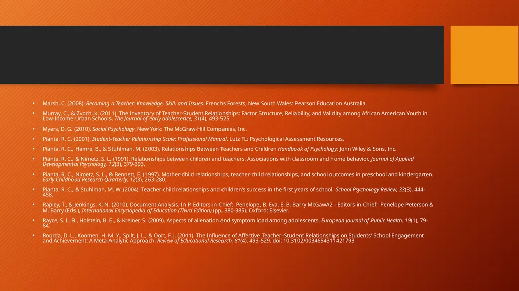 Alienation in the Process of Teaching and Learning - slide 23 of 28