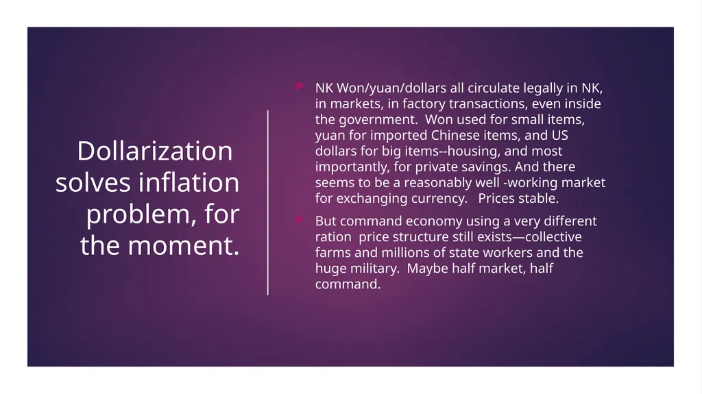 North Korea’s Economy and Marketization Amid - slide 13 of 32