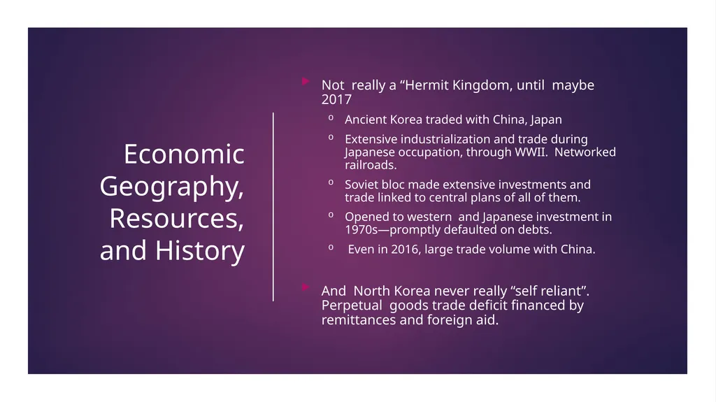 North Korea’s Economy and Marketization Amid - slide 7 of 32