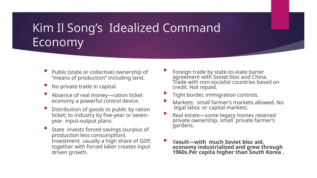 North Korea’s Economy and Marketization Amid - slide 11 of 32