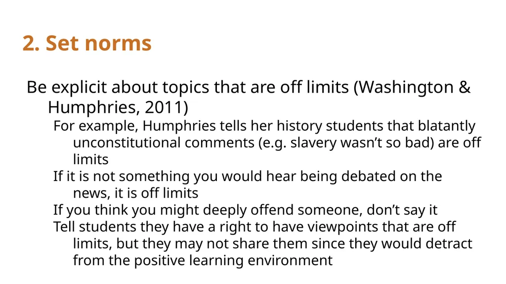 Discussing Race and Gender in Diverse Classrooms: - slide 25 of 43