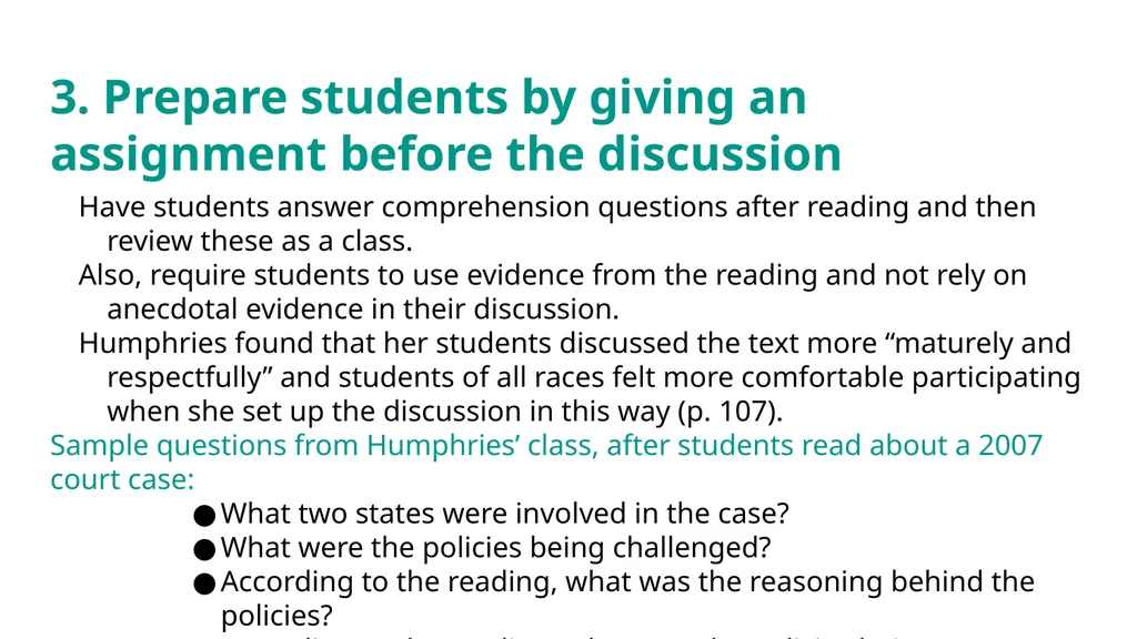 Discussing Race and Gender in Diverse Classrooms: - slide 28 of 43