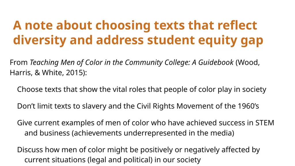 Discussing Race and Gender in Diverse Classrooms: - slide 3 of 43