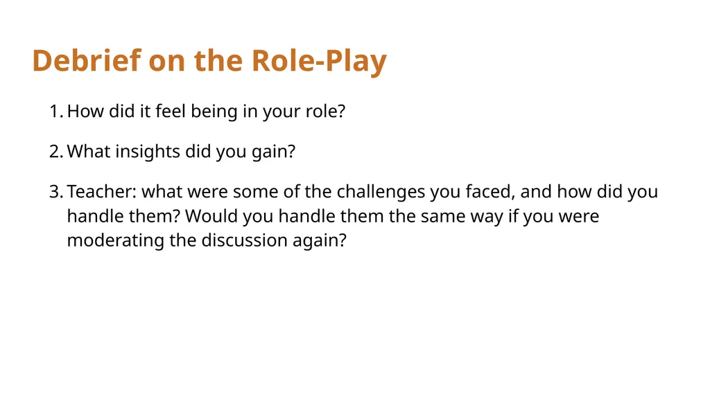 Discussing Race and Gender in Diverse Classrooms: - slide 39 of 43