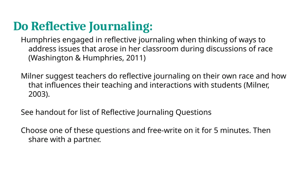 Discussing Race and Gender in Diverse Classrooms: - slide 40 of 43