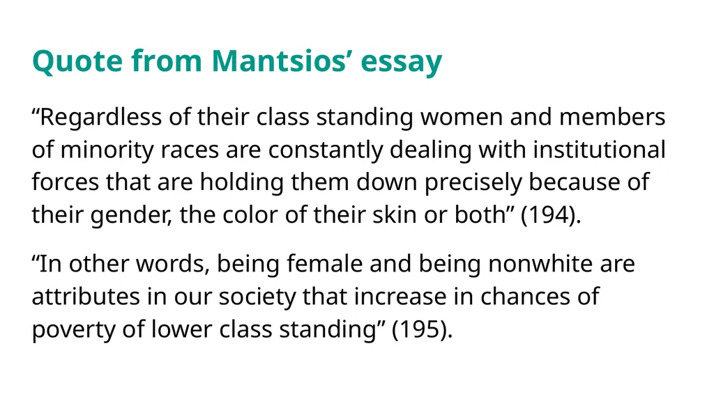 Discussing Race and Gender in Diverse Classrooms: - slide 9 of 43