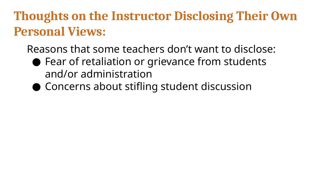 Discussing Race and Gender in Diverse Classrooms: - slide 34 of 43