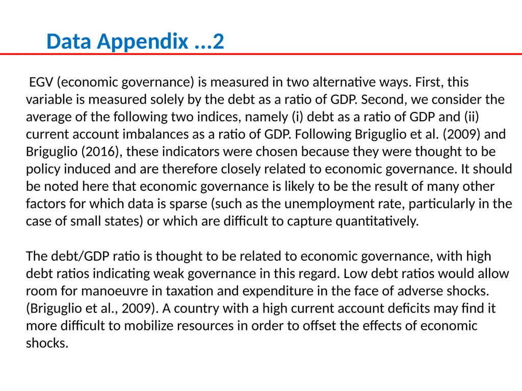 ECONOMIC OPENNESS AND GDP growth volatility Lino - slide 46 of 48
