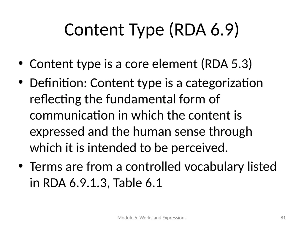 Describing works and expressions Module 6 Prepared - slide 81 of 163