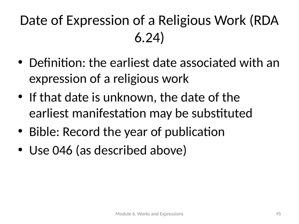 Describing works and expressions Module 6 Prepared - slide 95 of 163