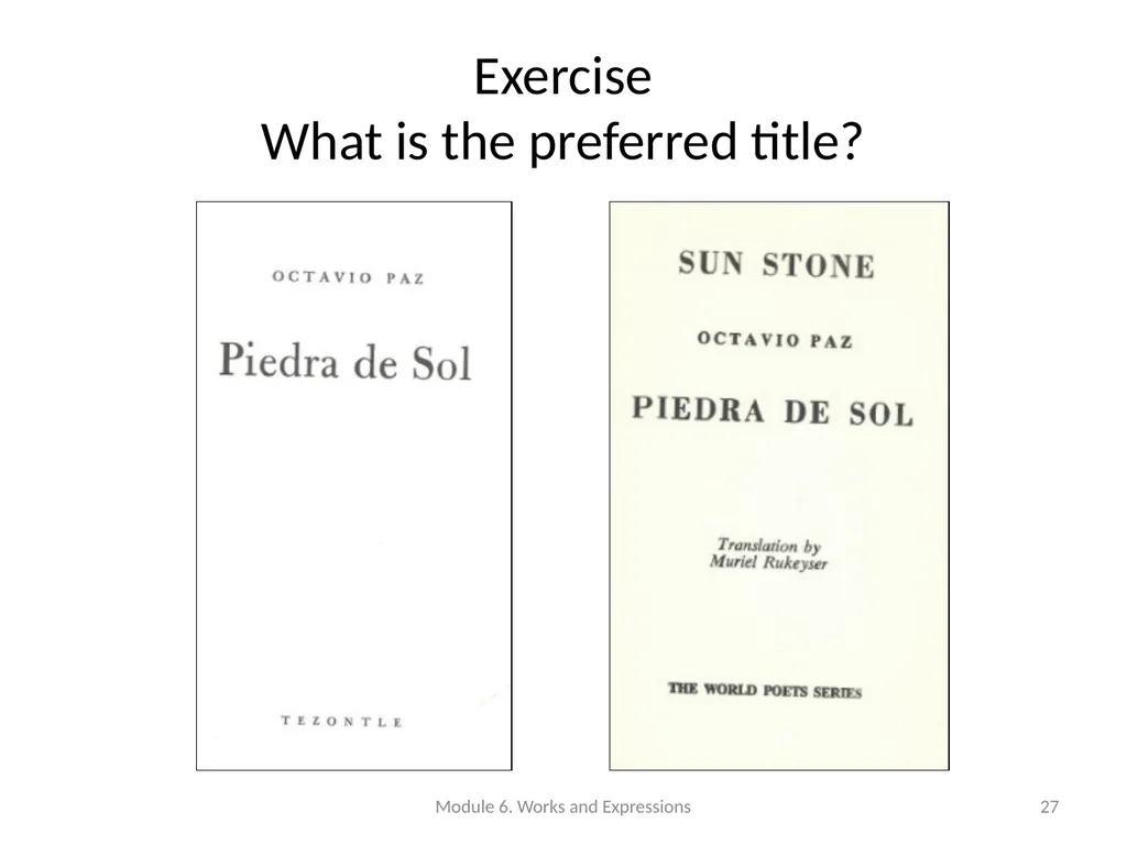 Describing works and expressions Module 6 Prepared - slide 27 of 163