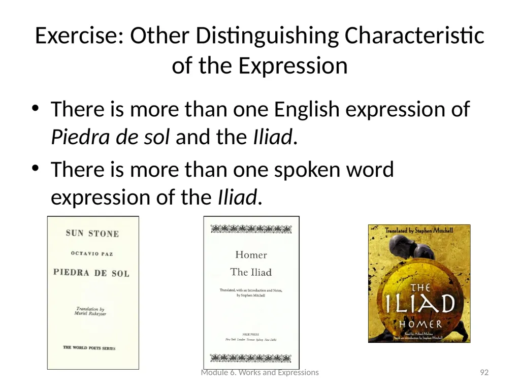 Describing works and expressions Module 6 Prepared - slide 92 of 163
