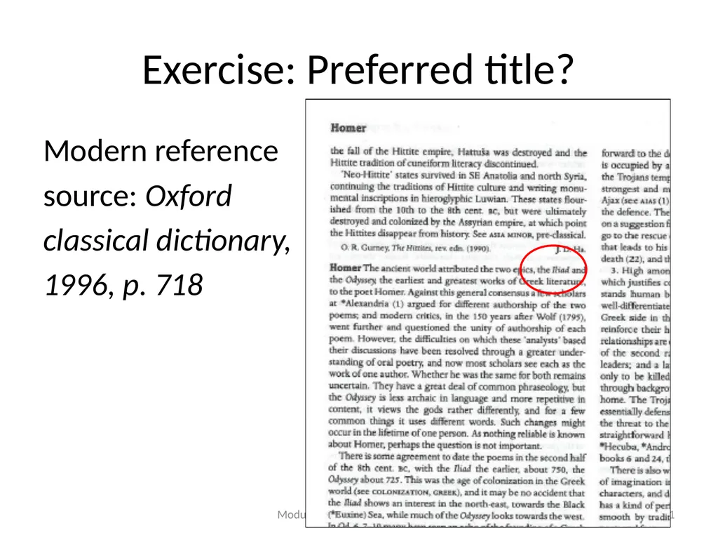 Describing works and expressions Module 6 Prepared - slide 31 of 163