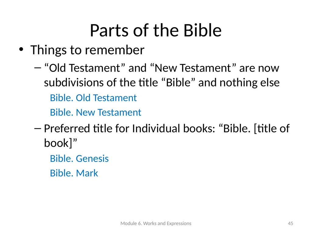Describing works and expressions Module 6 Prepared - slide 45 of 163