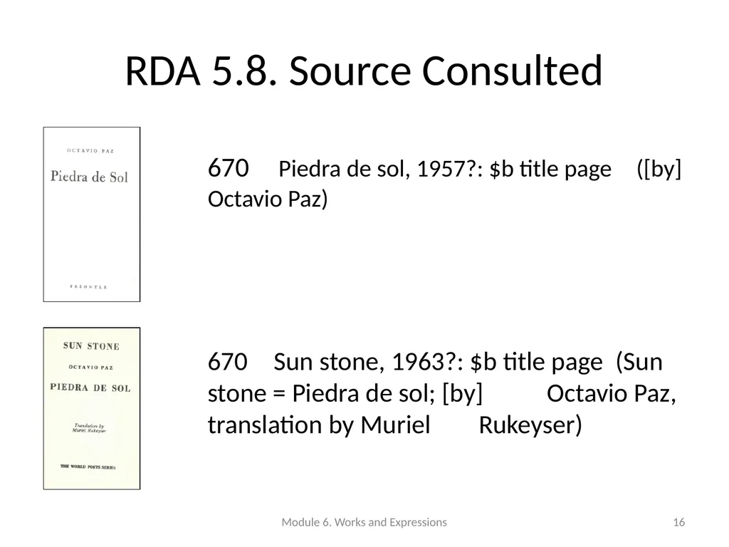 Describing works and expressions Module 6 Prepared - slide 16 of 163