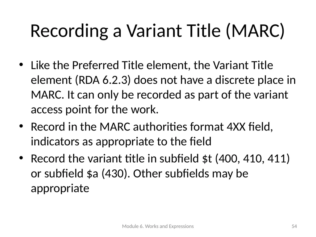 Describing works and expressions Module 6 Prepared - slide 54 of 163