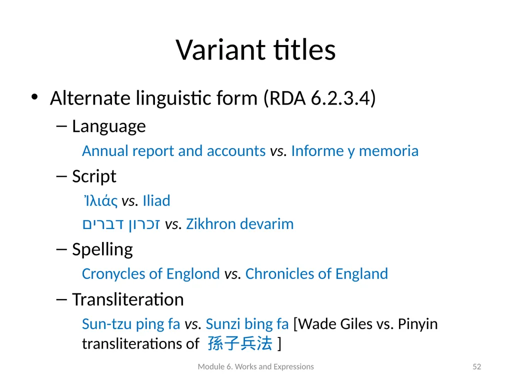 Describing works and expressions Module 6 Prepared - slide 52 of 163